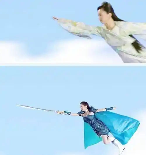 原创《欢天喜地七仙女》仙女飞天换装前vs换装后,仙女瞬间成了雷神!