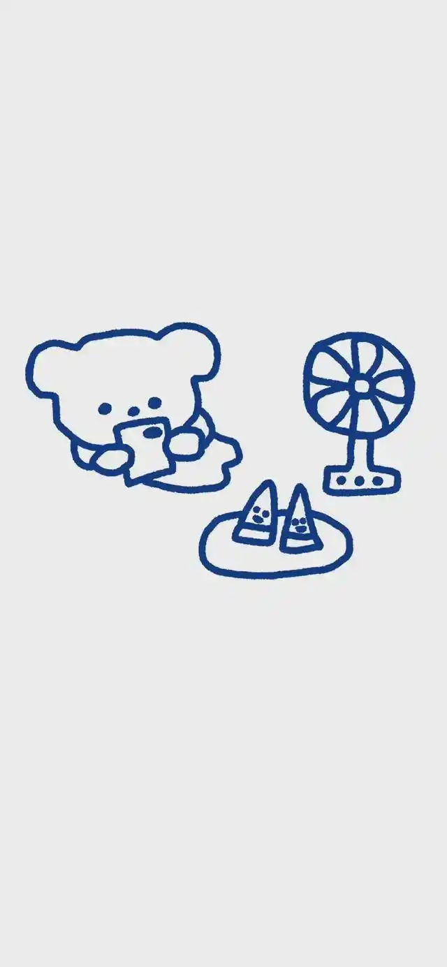 简单白底聊天背景图