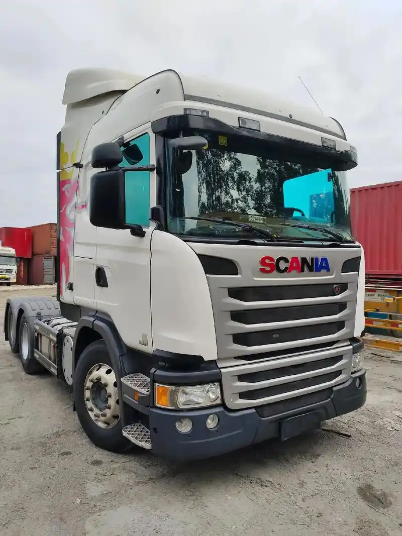 新到斯堪尼亚,14.95米骨架各种大小箱供你选,需要的联系 - 抖音