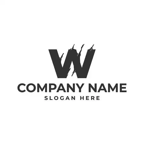 字母w标志模板设计图片