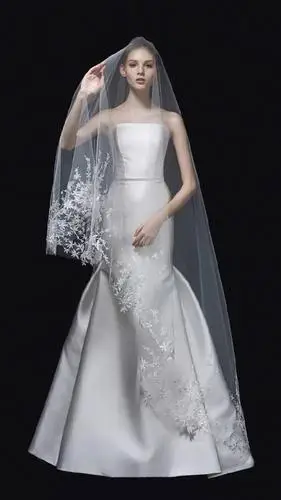 婚纱与新娘,高清图片,手机锁屏桌面-壁纸族