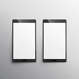 触摸屏智能手机模型