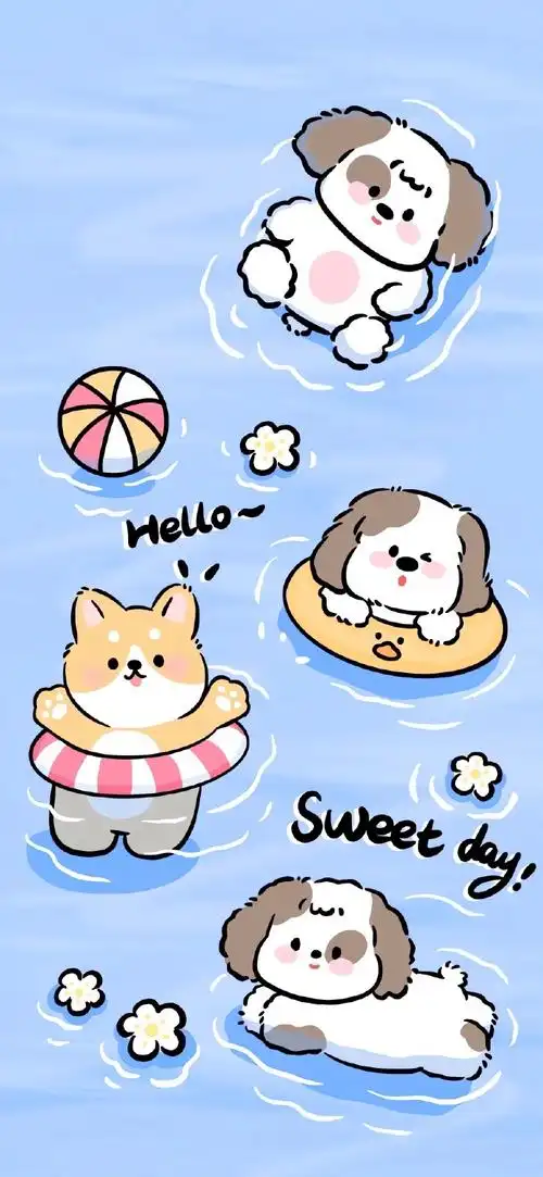 手机壁纸##可爱壁纸##蓝色壁纸##小清新