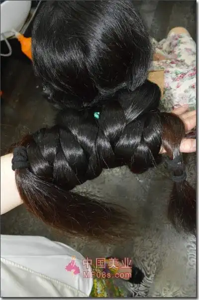 剪下长发女子大粗辫子-爱的边缘146#(20)