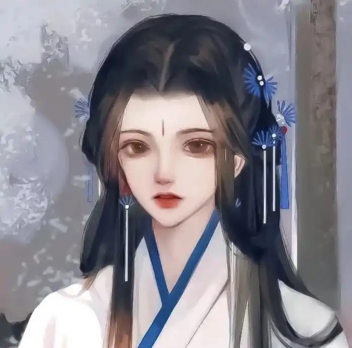 古风美女手绘头像