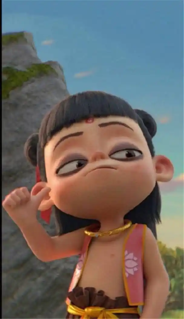 《哪吒之魔童降世》高清壁纸:哪吒图四"超拽"的脸,太炸了