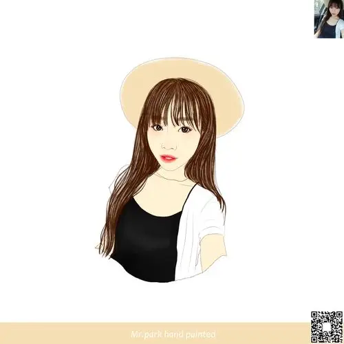 人物肖像照片转手绘手绘画像微信头像q版漫画