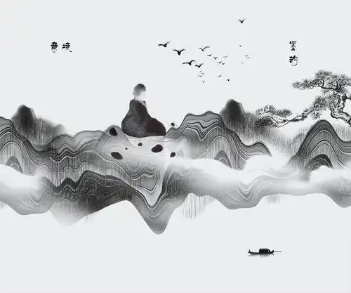 新中式禅意图案