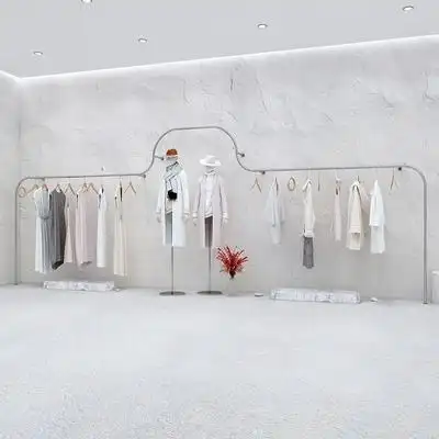 服装店个性货架展示架创意图片