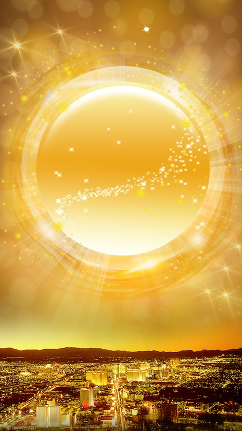 金色光芒h5背景