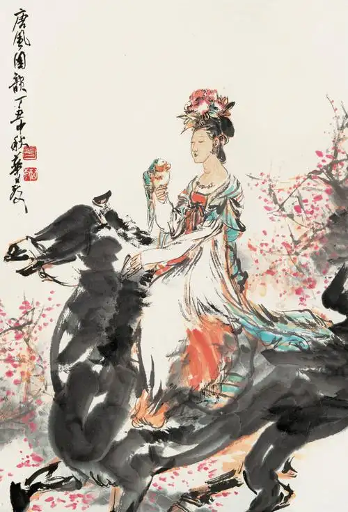 华其敏人物作品欣赏