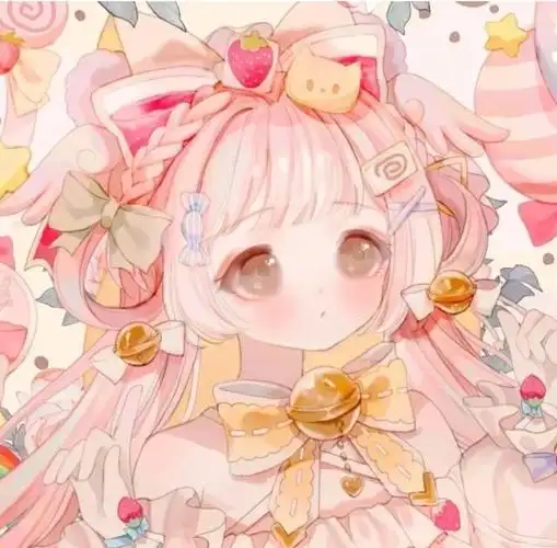 三张粉色系 三张紫色系 三张黄色系(头像)