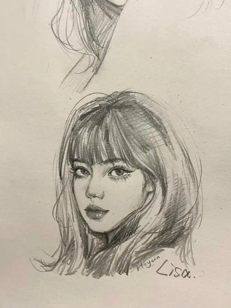 合集#速写 #blackpink #lisa #jennie