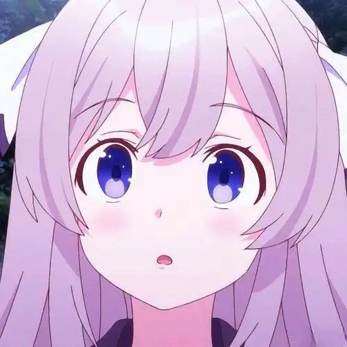 可爱的头像二次元女生呆萌,图片,卡通头像-qq个性网