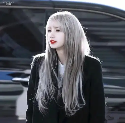 lisa灰白发也太可了吧!#lisa