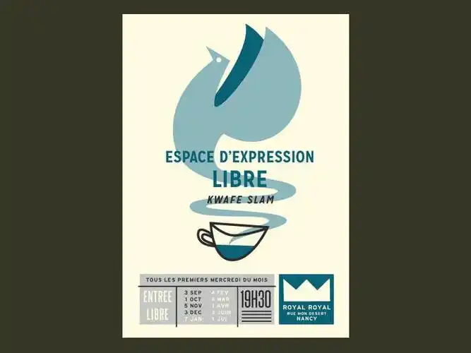 法国设计师 jean mosambi 手绘插画风活动海报作品