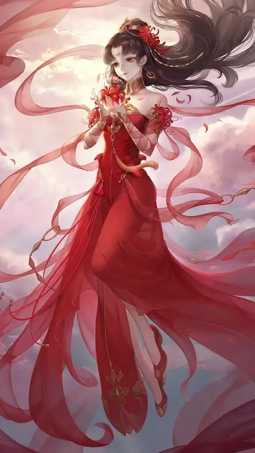 动漫人物二次元小清新唯美森系治愈少女