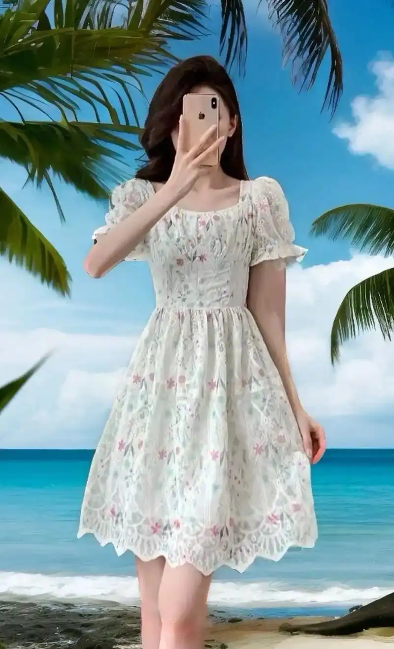 942024 年全新款温柔风碎花连衣裙,为夏日注入清新