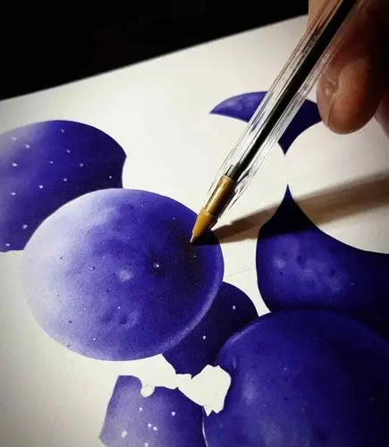 意大利小伙自学绘画仅靠一根圆珠笔画出了照片般的效果