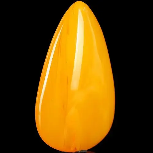 10.36克 鸡油黄琥珀水滴形挂件