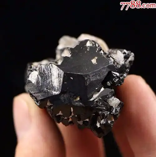 矿物晶体宝石奇石标本黑碧玺电气石原石天然黑碧玺宝石原石08