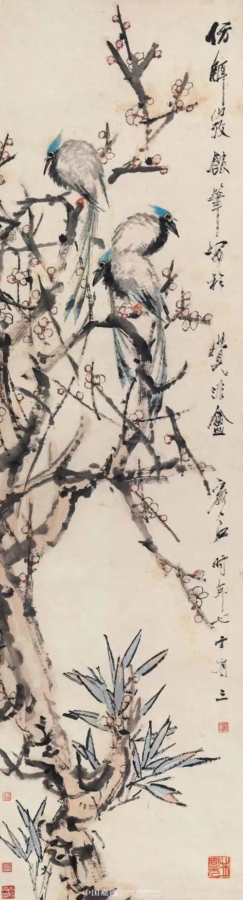 中国嘉德2024春拍晚清花鸟人物画精粹丨字画私下交易文物商店交流