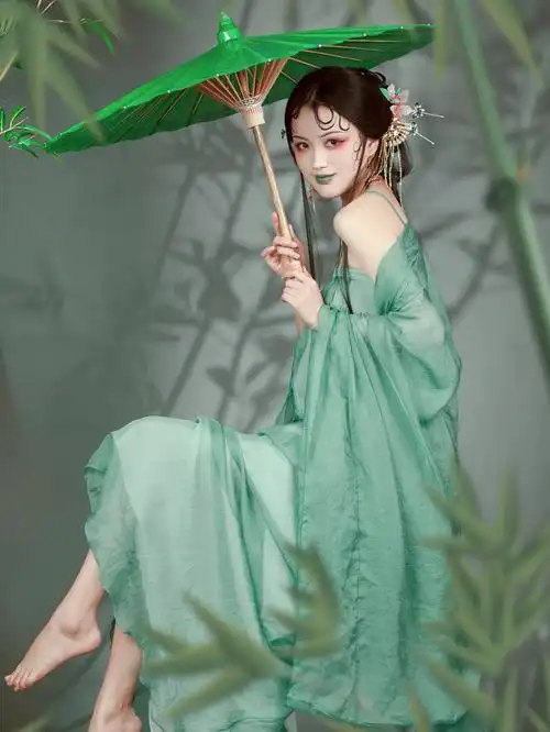 青蛇古风写真丨这样的竹叶青你爱了嘛71