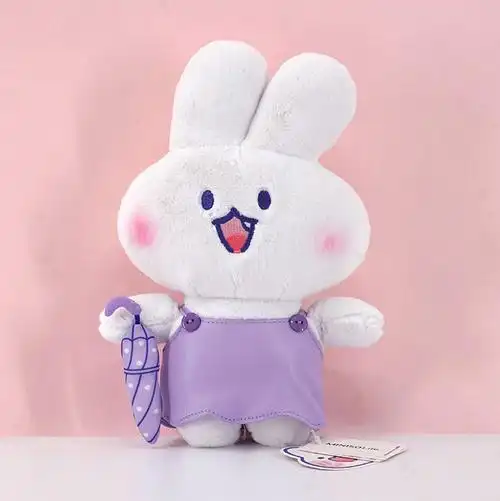 名创优品(miniso)软萌兔毛绒玩偶宜家商场同款趣味站姿公仔可爱兔子