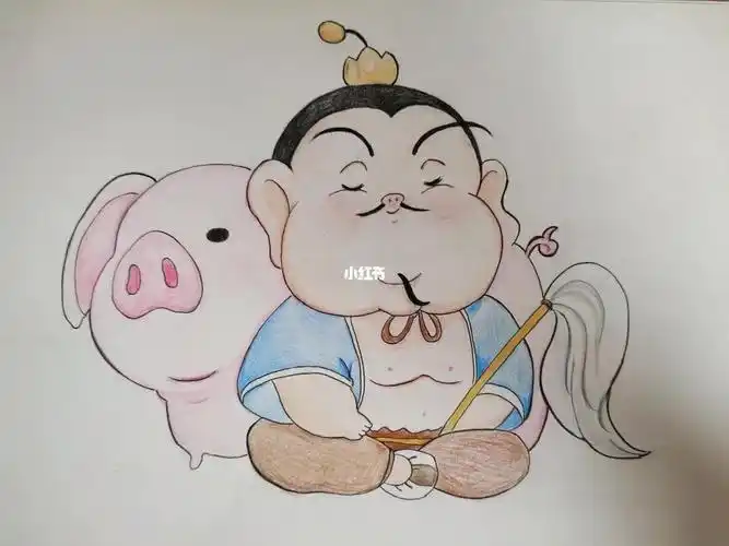 动漫人物太乙真人临摹20211031