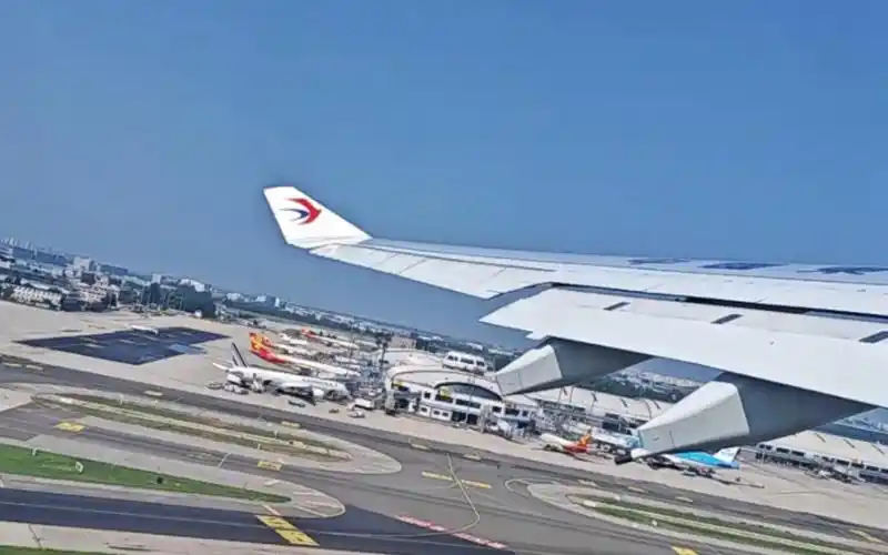 中国东方航空 a330-200 首都机场起飞