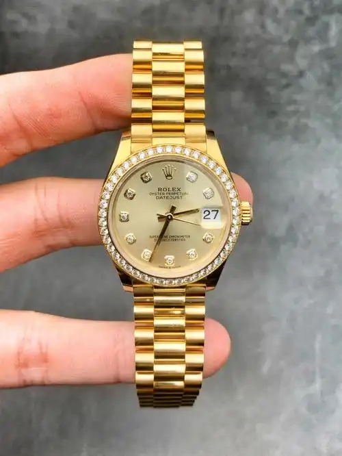 劳力士m278288rbr0005日志黄金钻圈