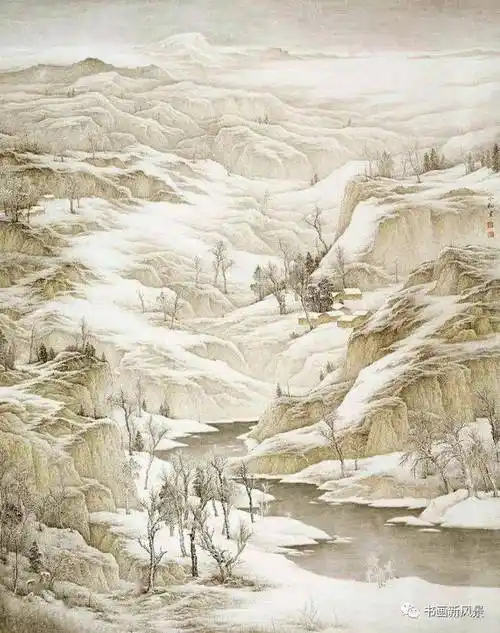 他画的这组雪景,太爽了|南山|瑞雪|寒山|初雪_网易订阅