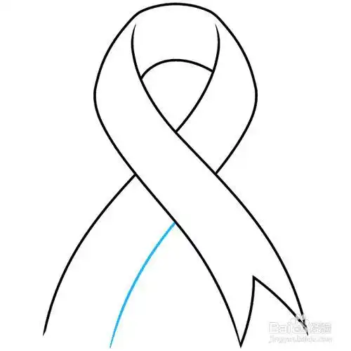 红丝带怎么画