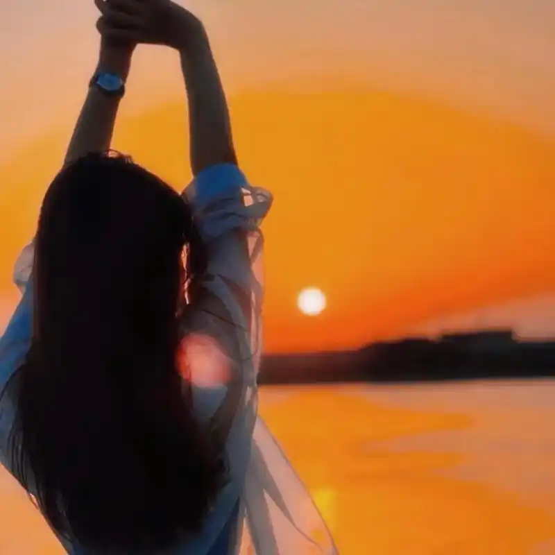 ins风格好看背影闺蜜头像