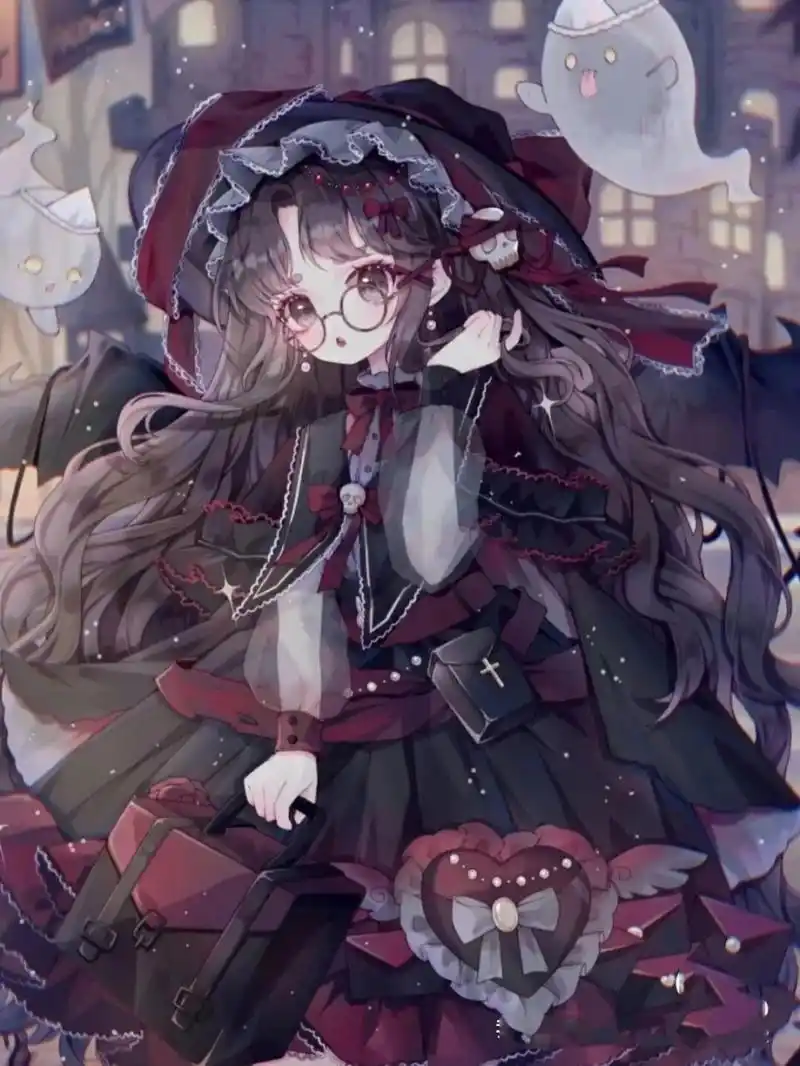 天使与恶魔可爱女生头像