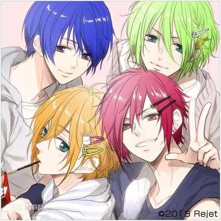 日本动漫四个男生唱歌的,他们乐团的名字?