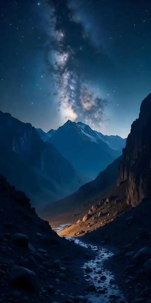 6张唯美夜空风格的手机壁纸