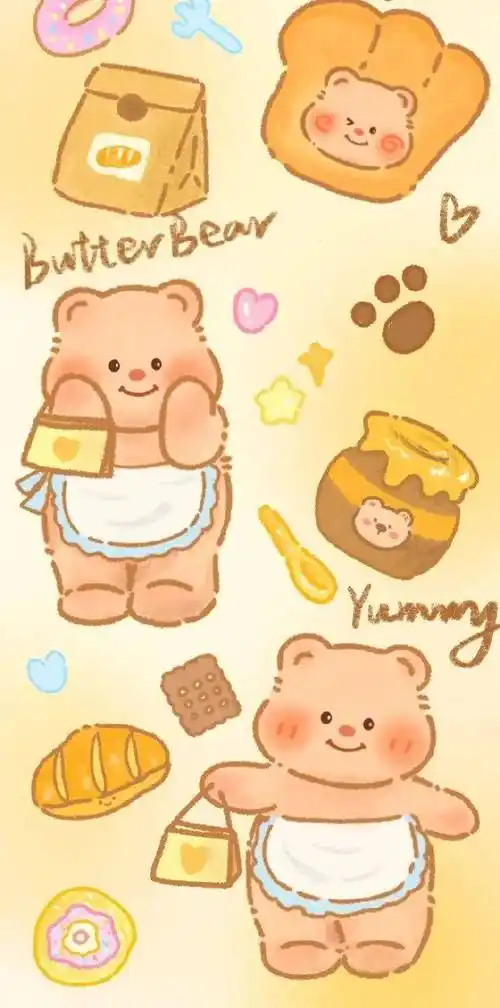 可爱 锁屏 主屏 套图手机壁纸