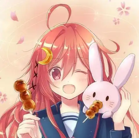 二次元卡通头像可爱的小仙女笑容甜美讨人喜