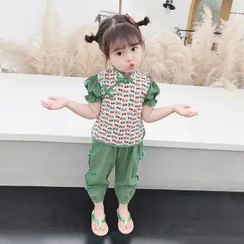 绿色>婴幼儿小朋友卡通时尚百搭萌宝漂亮可爱品质 110码>韩系萌宝气质