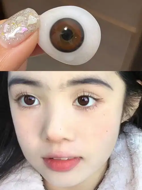 清透白开水红豆色眼珠几营造的纯欲感好绝