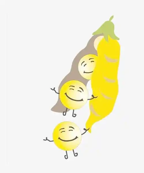 黄豆简笔画 一颗黄豆简笔画