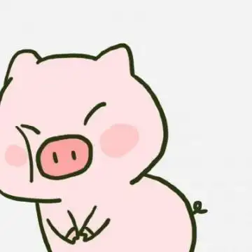 2020卡通猪头像可爱呆萌粉色 你哭的还是电影情节还是自己