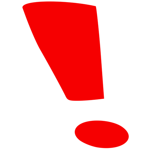 感叹号红色叹号符号