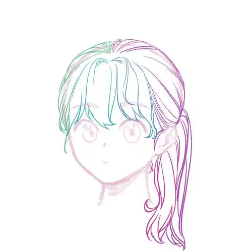 人物发型画得太普通?教你各种动漫头发画法!
