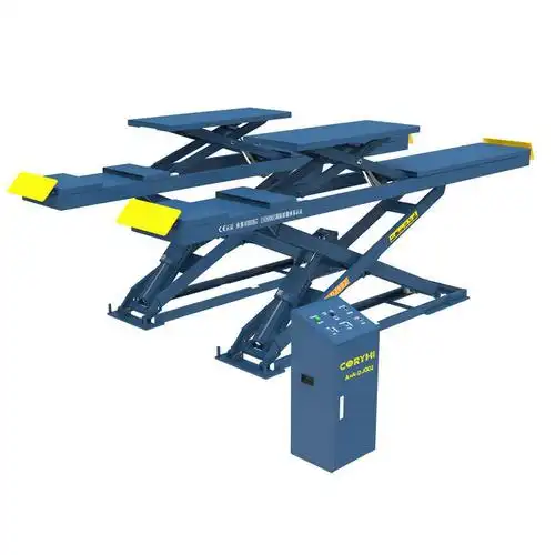 大剪式举升机汽车举升机 移动举升机 dj002四轮定位大剪式举升机