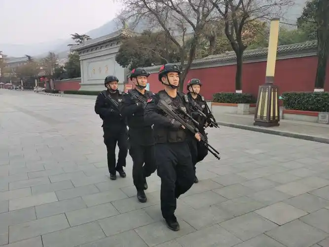 主动作为—临潼巡特警加强春节期间街面巡逻防控力度