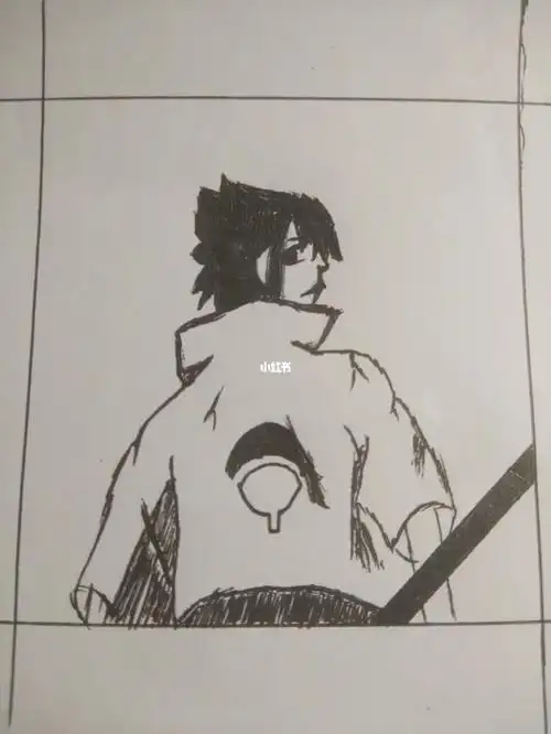 画渣第一次画火影