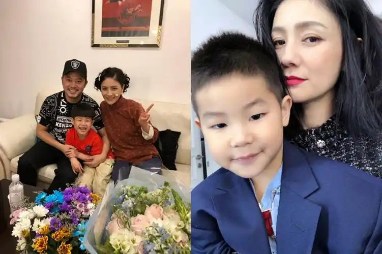 沙溢全家生活近照,胡子拉碴头发变多了,大儿子开始教小儿子认字