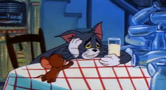 以往与他水火不容的杰瑞,都已经化身知心大哥,怕汤姆做出傻事,劝他想